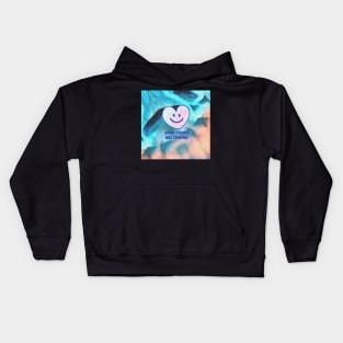 A smiling heart Kids Hoodie